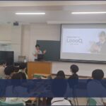 愛大での講演の様子